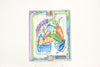 Hermes Change tray Chevaloscope Neon porcelain Ashtray blue plate VIDE POCHE