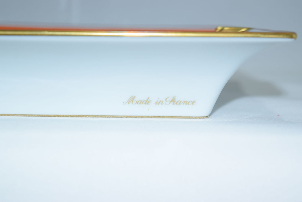 Hermes Change tray Cow Japanese design orange Ashtray VIDE POCHE Ushi