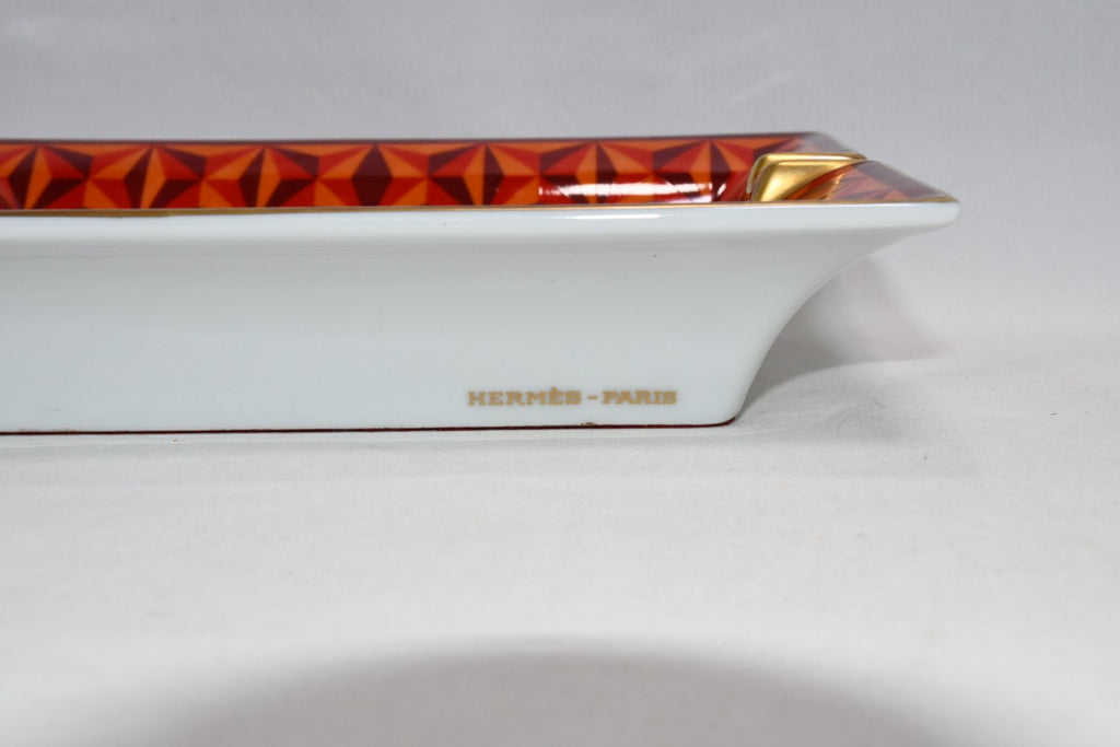 Hermes Change tray Elephant red porcelain Ashtray plate dinnerware VIDE POCHE