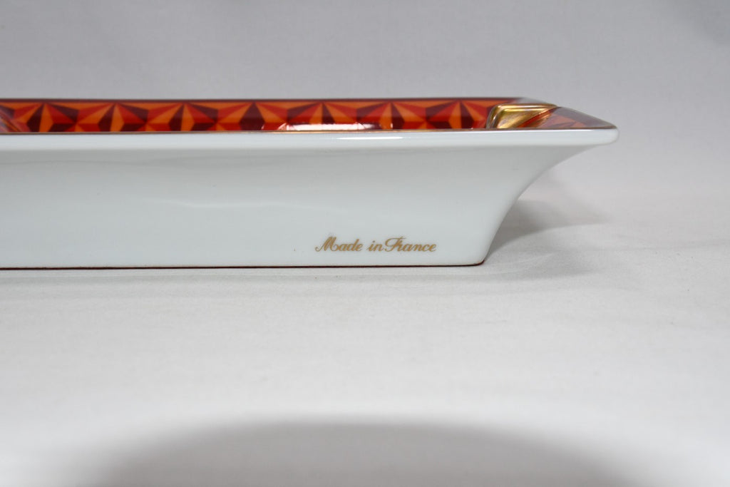 Hermes Change tray Elephant red porcelain Ashtray plate dinnerware VIDE POCHE