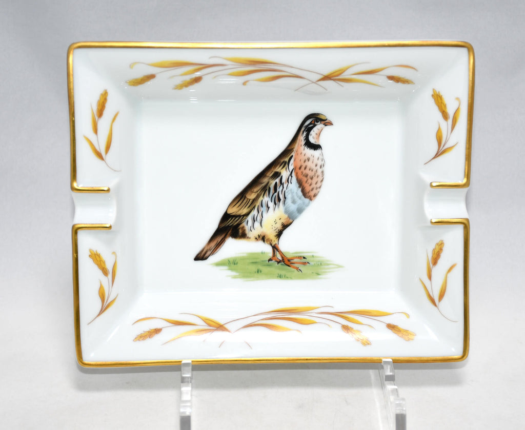 Hermes Change tray Hawk bird white Ashtray VIDE POCHE tableware