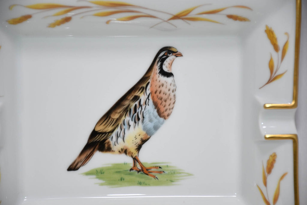 Hermes Change tray Hawk bird white Ashtray VIDE POCHE tableware