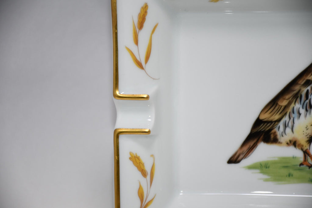 Hermes Change tray Hawk bird white Ashtray VIDE POCHE tableware