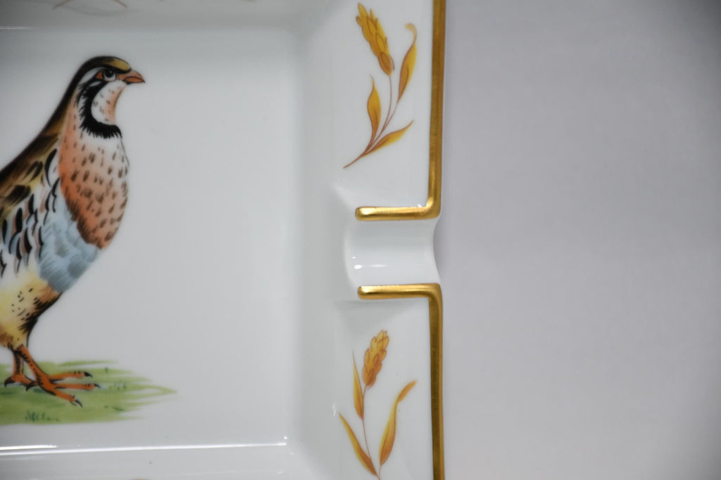 Hermes Change tray Hawk bird white Ashtray VIDE POCHE tableware