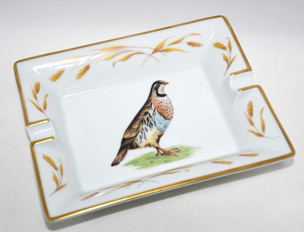Hermes Change tray Hawk bird white Ashtray VIDE POCHE tableware
