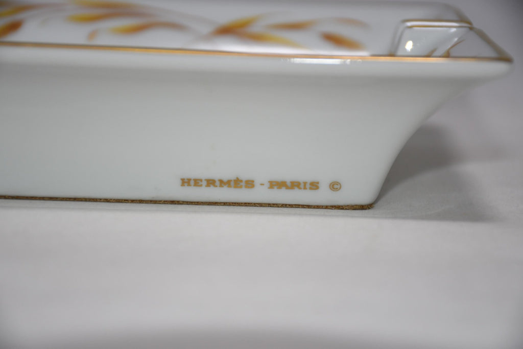 Hermes Change tray Hawk bird white Ashtray VIDE POCHE tableware