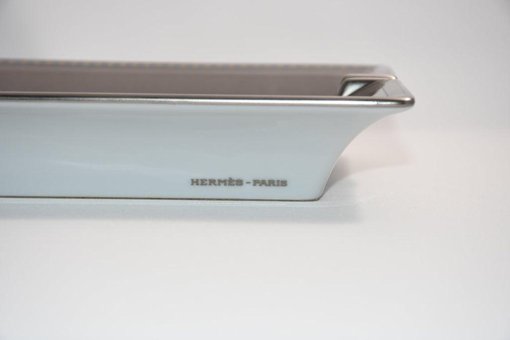Hermes Change tray Horse porcelain Ashtray animal gray plate VIDE POCHE 062