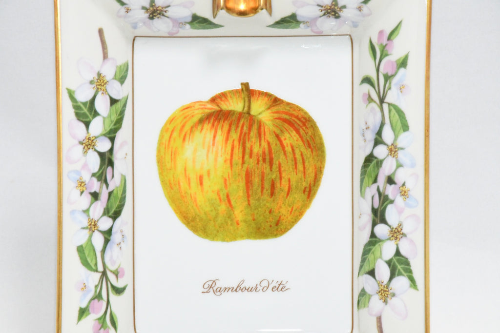 Hermes Change tray Rambour d'ete porcelain Ashtray apple plate dinnerware