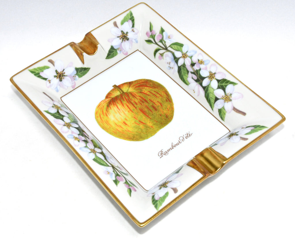 Hermes Change tray Rambour d'ete porcelain Ashtray apple plate dinnerware