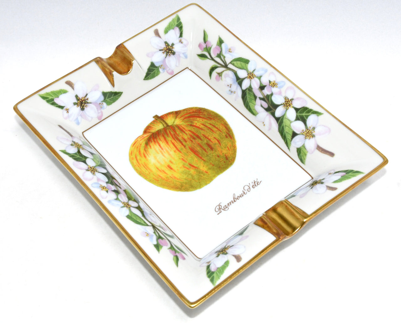 Hermes Change tray Rambour d'ete porcelain Ashtray apple plate dinnerware