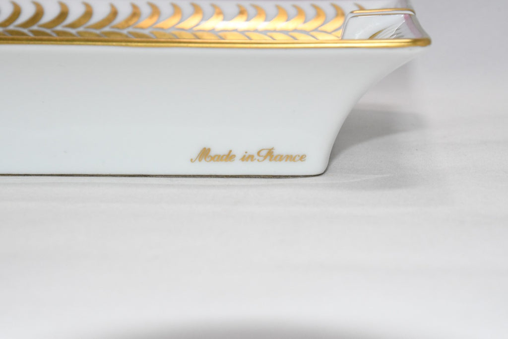 Hermes Change tray Royal Tiger pink porcelain Ashtray plate tableware