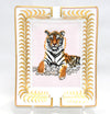 Hermes Change tray Royal Tiger pink porcelain Ashtray plate tableware