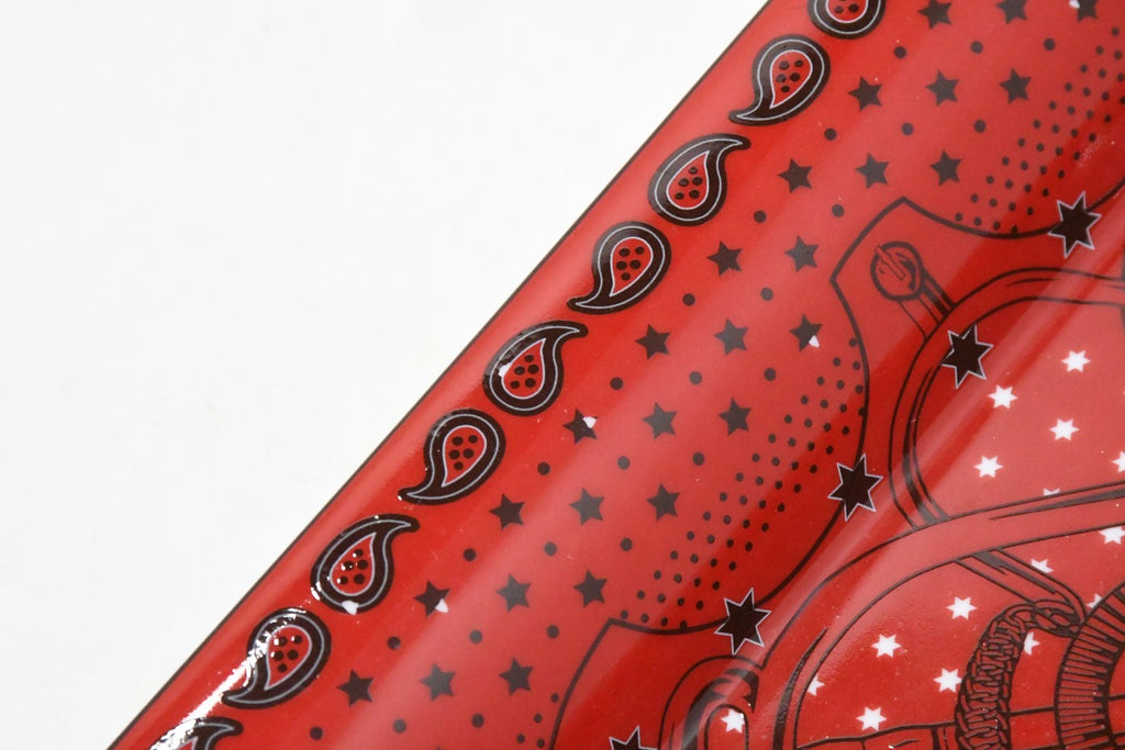 Hermes Change tray red geometry porcelain Ashtray plate tableware