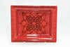 Hermes Change tray red geometry porcelain Ashtray plate tableware