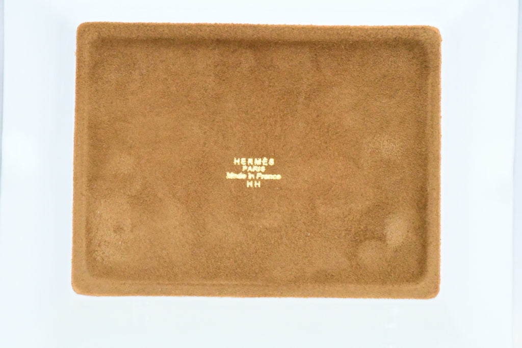 Hermes Cheval Cosmique Change tray porcelain Ashtray orange plate horse