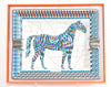 Hermes Cheval Deco Change tray blue porcelain Ashtray plate horse VIDE POCH