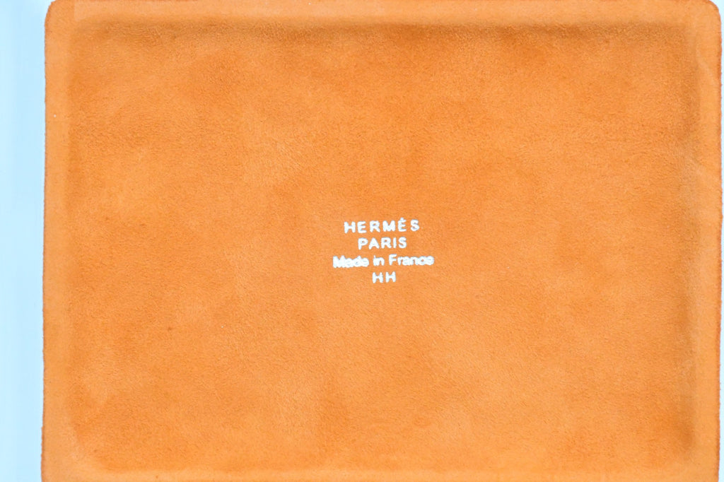 Hermes Cheval Deco Change tray blue porcelain Ashtray plate horse VIDE POCH