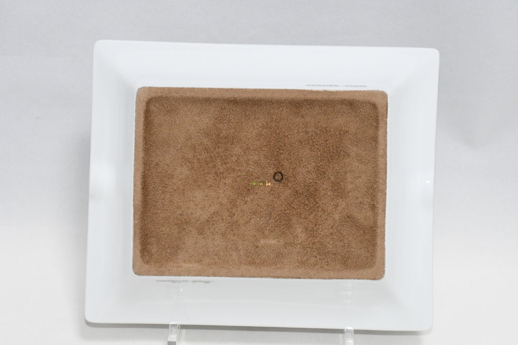 Hermes Elephant Change tray gray brown porcelain Ashtray plate animal