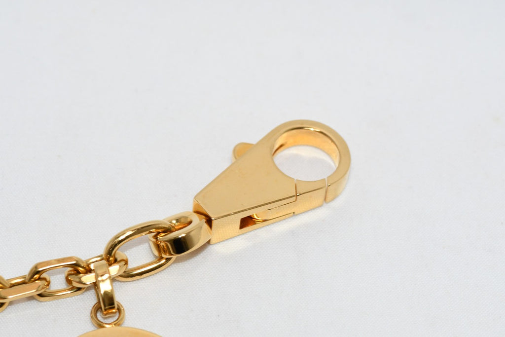 Hermes Gold Breloque Olga bag charm amulette Cadena berloque 0481