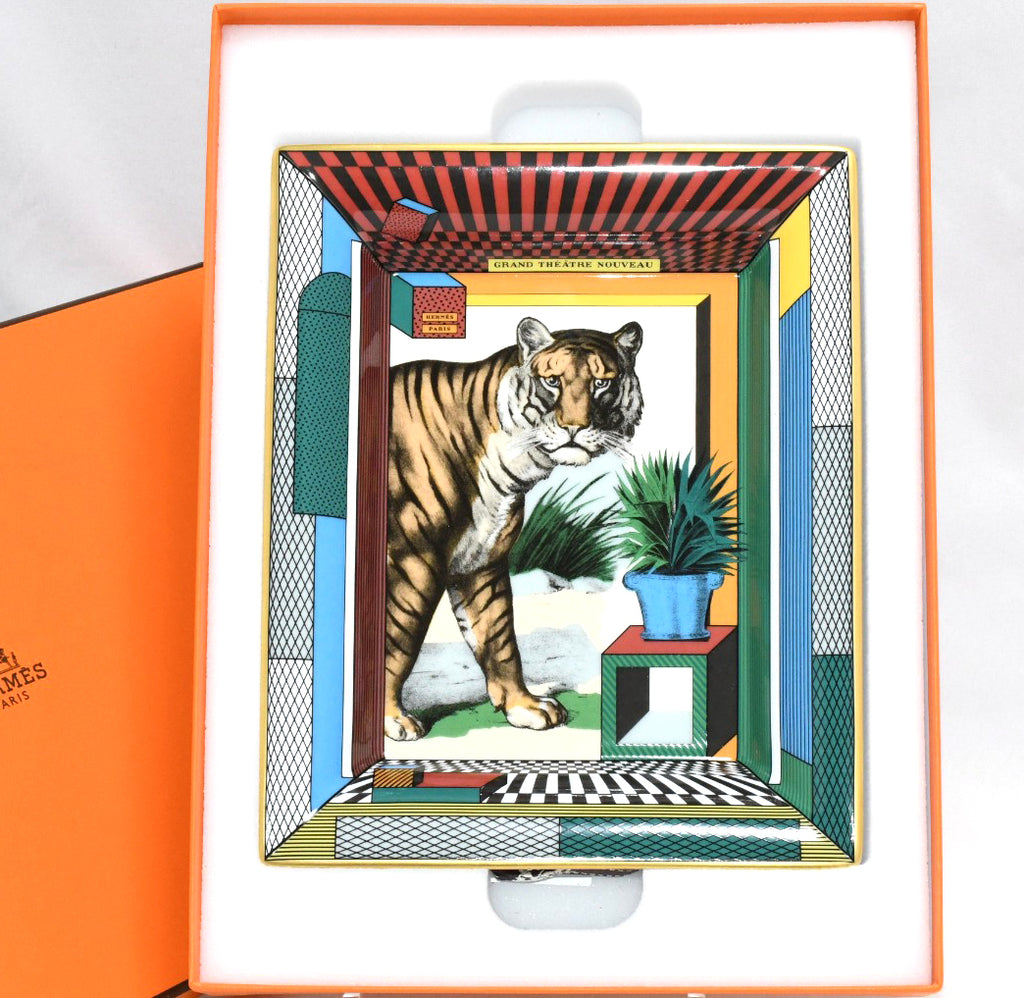 Hermes Grand Theatre Nouveau Change tray by Gianpaolo Pagni Ashtray porcelain