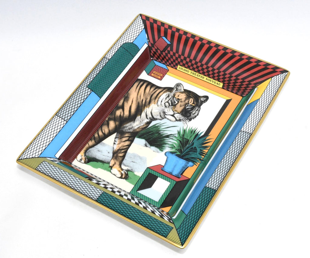 Hermes Grand Theatre Nouveau Change tray by Gianpaolo Pagni Ashtray porcelain