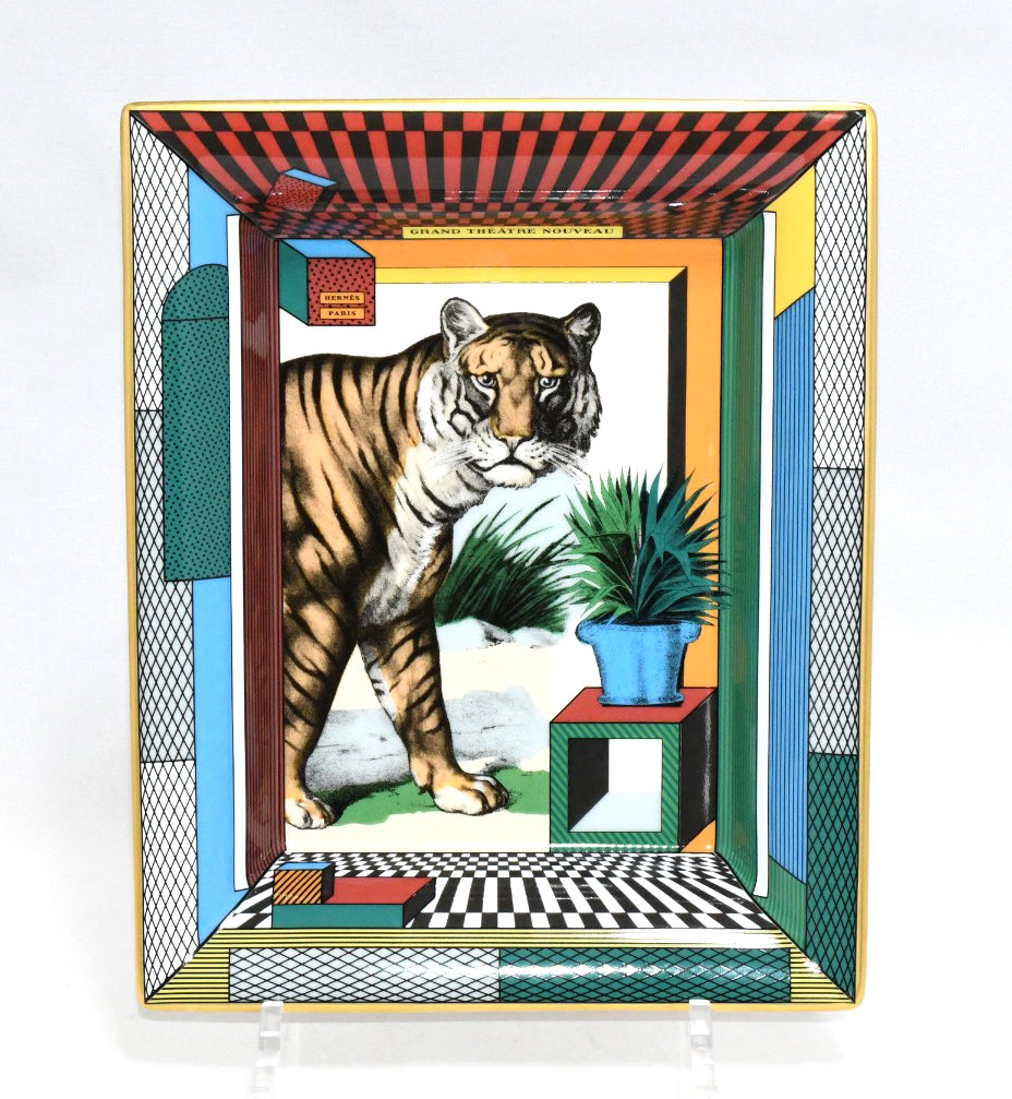 Hermes Grand Theatre Nouveau Change tray by Gianpaolo Pagni Ashtray porcelain