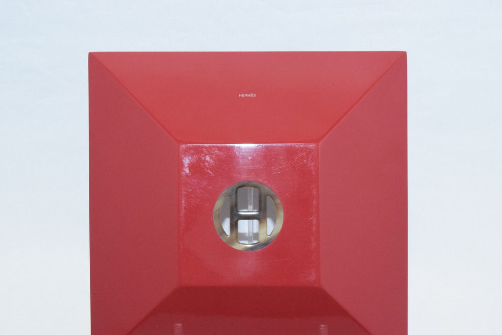 Hermes LACQUER Change Tray Set of 3 VIDE POCHE Buffalo Horn Valet Plate Dinnerware