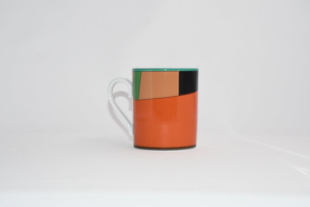 Hermes La Serpentine Mug Cup porcelain horse dinnerware coffee tea pink No.1