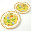 Hermes La Siesta Dessert Plate 22.5 cm porcelain 2 set dinnerware flower 8.75"