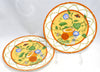 Hermes La Siesta Dessert Plate 22.5 cm porcelain 2 set dinnerware flower 8.75" 072
