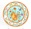 Hermes La Siesta Island Dessert Plate 22.5 cm porcelain blue flower 8.75"