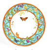 Hermes La Siesta Island Dinner Plate 27 cm blue porcelain dinnerware flower MINT