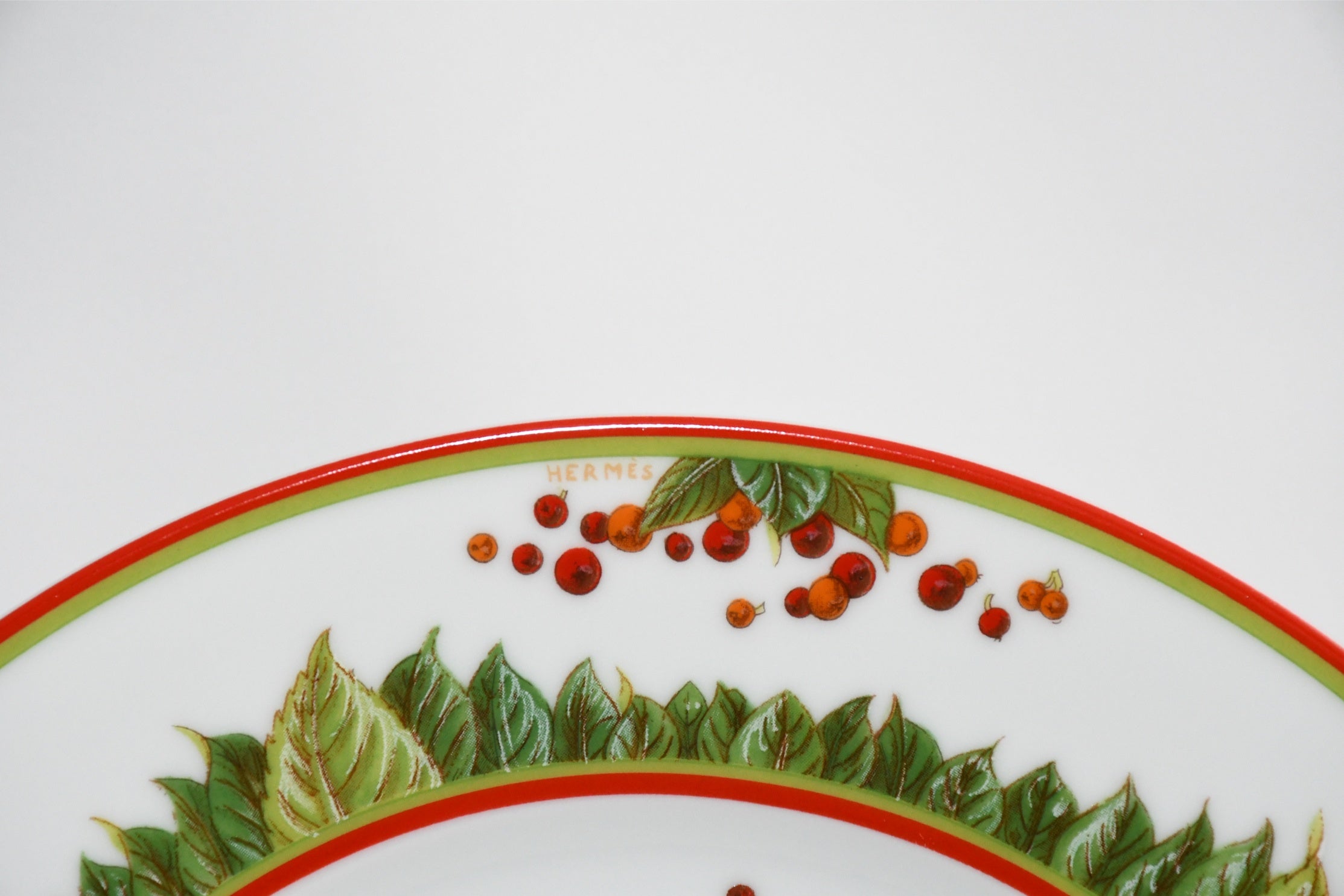 Hermes Le Jardin de Pythagore Dessert Plate 22.5 cm porcelain Set