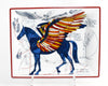 Hermes Le Pegase d’Hermes Change tray blue porcelain Ashtray Pegasus horse