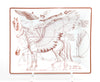 Hermes Le Pegase d'Hermes Change tray white porcelain Ashtray plate Pegasus