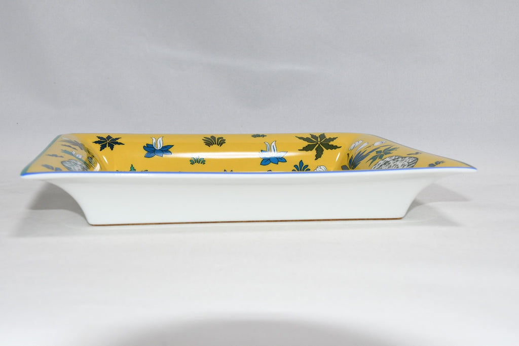 Hermes Les Leopards Change tray animal porcelain Ashtray plate yellow