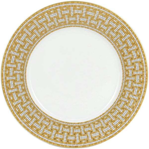 Hermes Mosaique au 24 Dinner Plates 27 cm Gold porcelain tableware