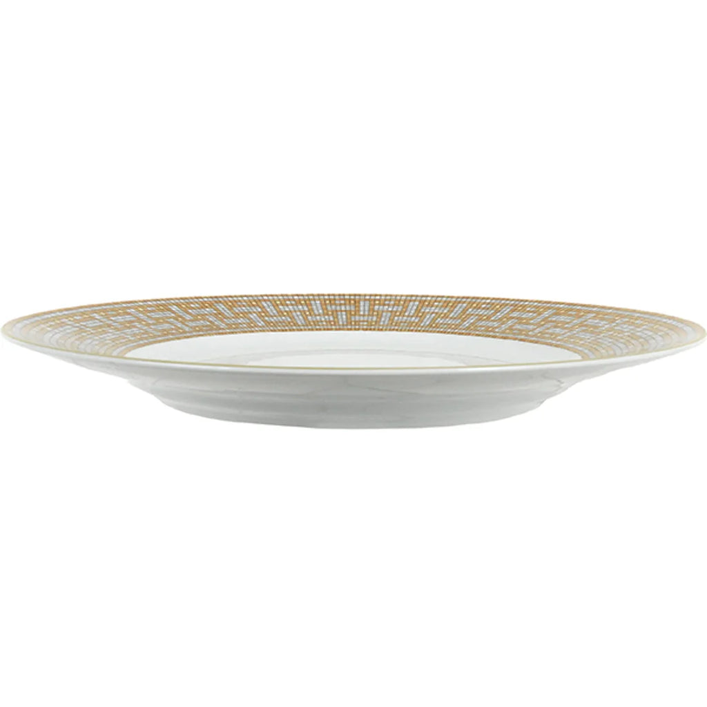 Hermes Mosaique au 24 Dinner Plates 27 cm Gold porcelain tableware