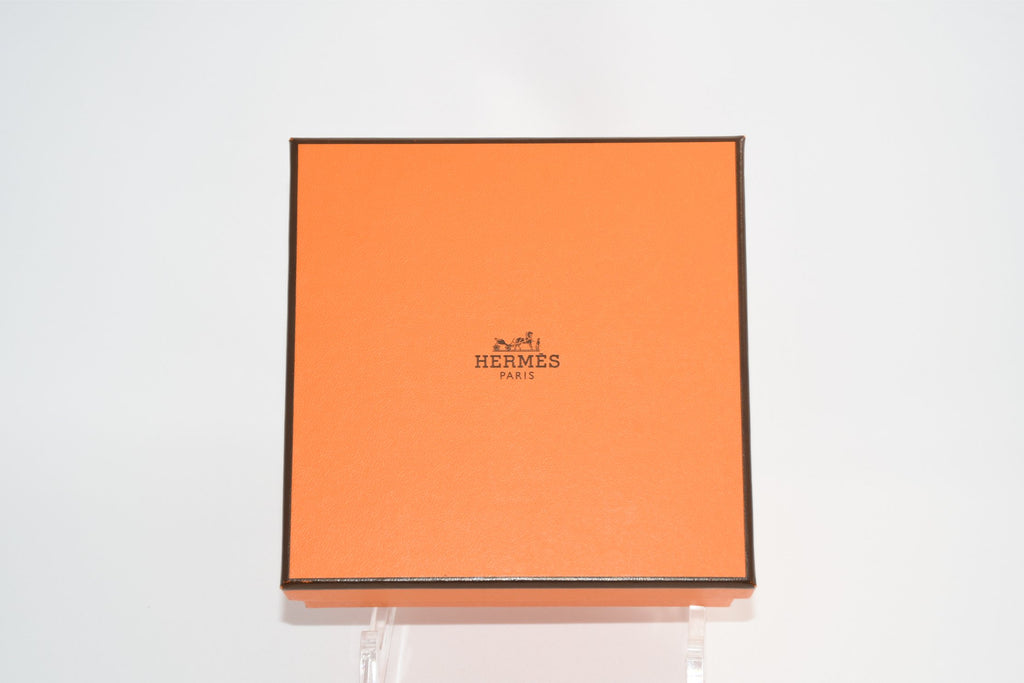 Hermes Mosaique au 24 Sauce Plate 10 cm Platinum silver soy sauce porcelain