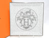 Hermes Mosaique au 24 Square Plate 23 x 23 cm Platinum Silver 092 porcelain No. 5