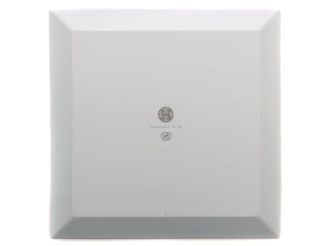 Hermes Mosaique au 24 Square Plate 23 x 23 cm Platinum Silver porcelain No. 5
