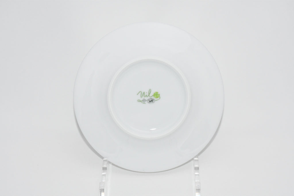 Hermes Nile Bread Plate 16 cm porcelain green Nil lotus