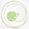 Hermes Nile Dessert Plate 22.5 cm porcelain green Nil lotus 8.75" YA100