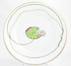 Hermes Nile Dinner Plate 27 cm porcelain Nil lotus green 10.75" Y190