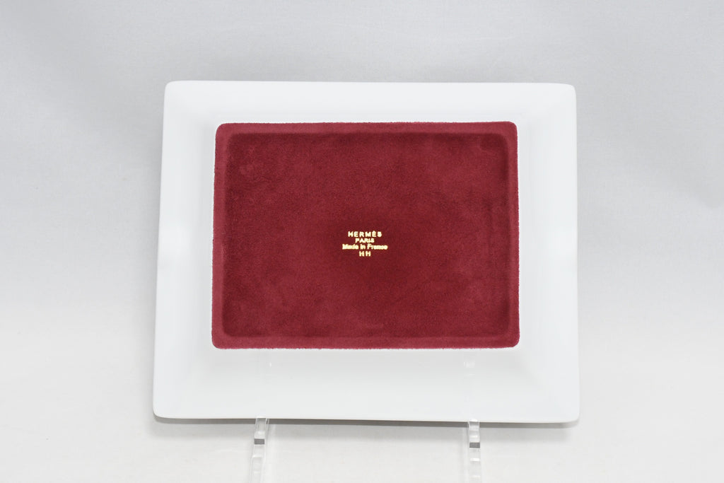 Hermes Panthera Deco Change tray porcelain Ashtray plate leopard panther