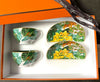 Hermes Passifolia Morning Cup and Saucer 2 set green porcelain soup bowl coffee 370 ml