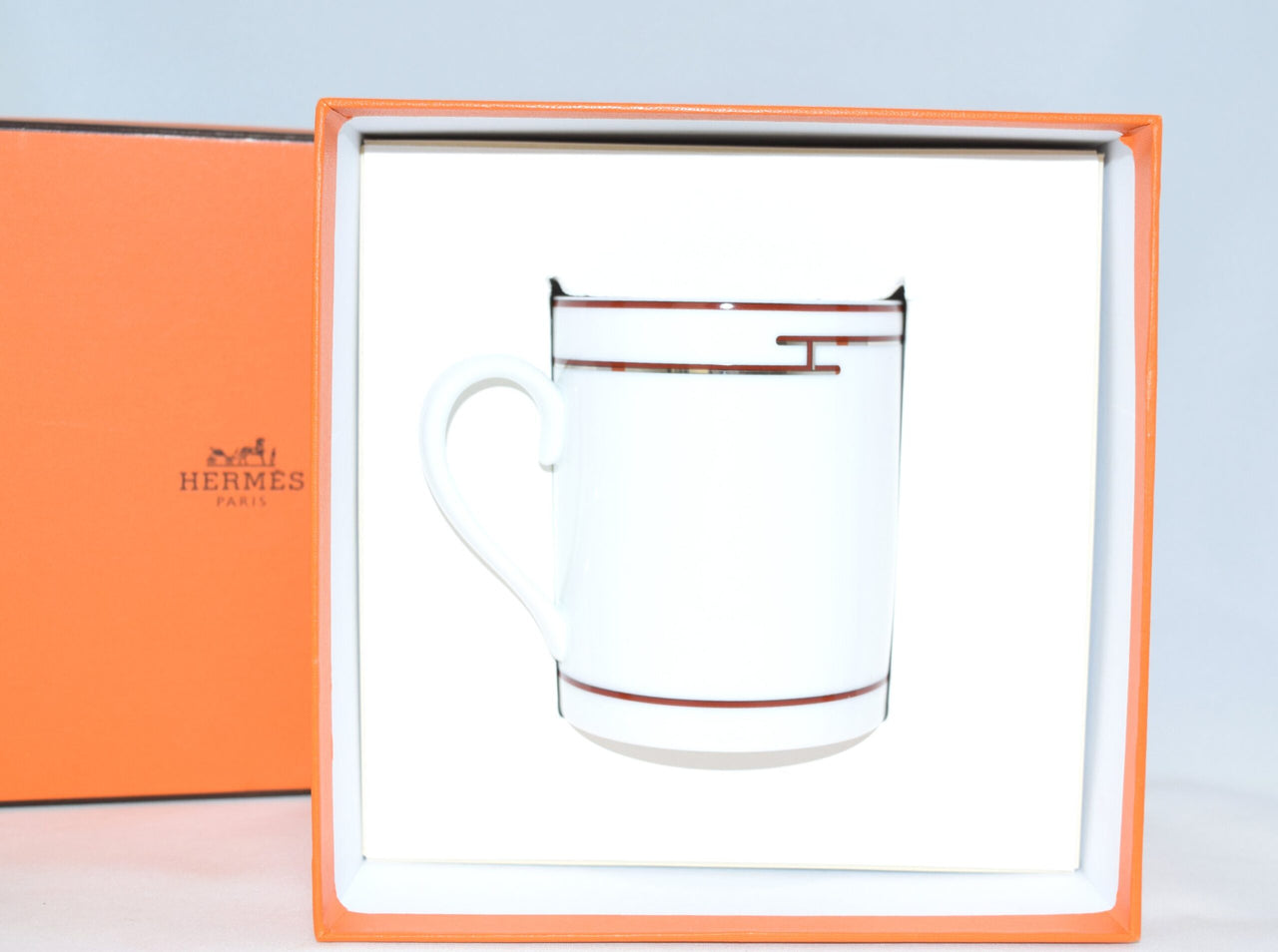 Hermes Rhythm Mug Cup Red Porcelain dinnerware tableware