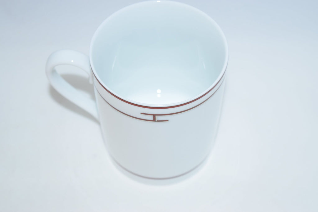 Hermes Rhythm Mug Cup Red Porcelain dinnerware tableware