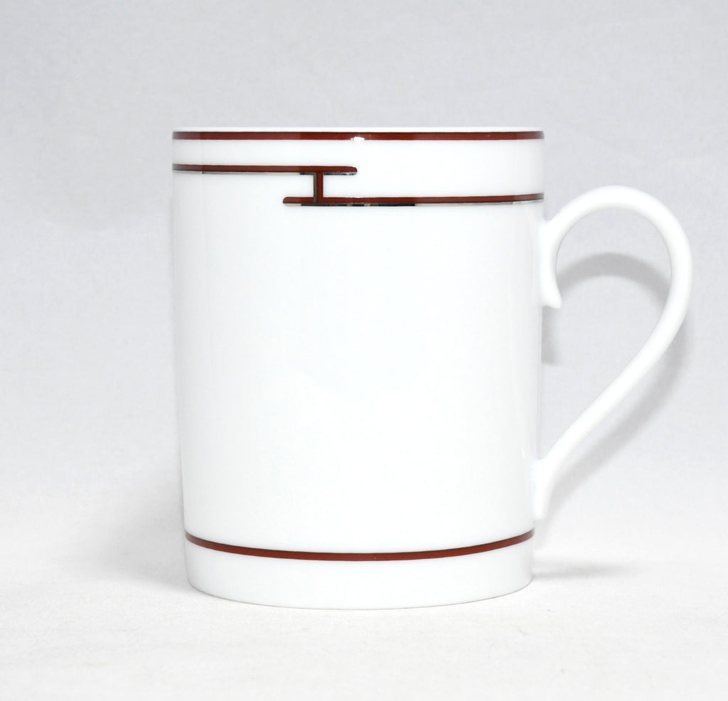 Hermes Rhythm Mug Cup Red Porcelain dinnerware tableware tea coffee