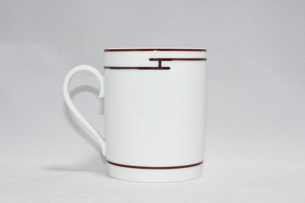 Hermes Rhythm Mug Cup Red Porcelain dinnerware tableware tea coffee